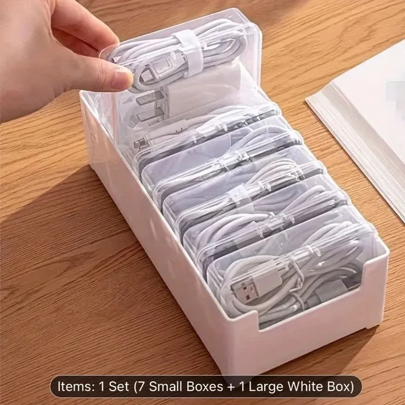 SOLD- Cable organizer/ office supply organizer - Picture 2 of 6